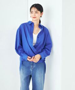 Apolina ブラウス　ブルー水色　2-3y ショルダードロストペプラムブラウス｜WOMEN｜250HSF30-238D