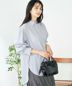 CELINE セリーヌ ブラウスシャツ リボン ロゴ刺繍 馬車 パープル CELINE - 11102【美品・人気モデル】セリーヌ☆刺繍ロゴ ルーズ