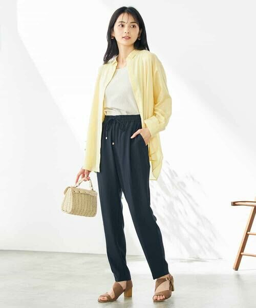 a.v.v / アー・ヴェ・ヴェ シャツ・ブラウス | 【洗える/イージーケア/接触冷感/毛玉になりにくい/雑誌InRed(宝島社)5月号掲載】バックタックシアーシャツ | 詳細11