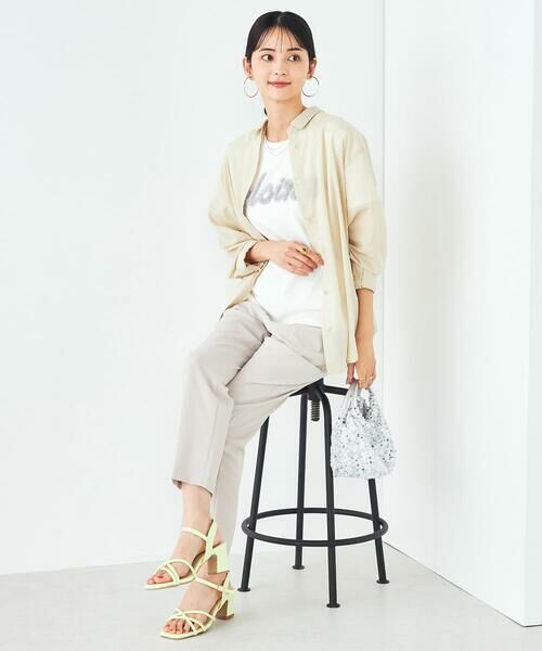 a.v.v / アー・ヴェ・ヴェ シャツ・ブラウス | 【洗える/イージーケア/接触冷感/毛玉になりにくい/雑誌InRed(宝島社)5月号掲載】バックタックシアーシャツ | 詳細28