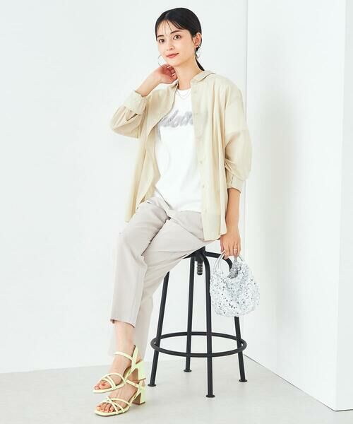 a.v.v / アー・ヴェ・ヴェ シャツ・ブラウス | 【洗える/イージーケア/接触冷感/毛玉になりにくい/雑誌InRed(宝島社)5月号掲載】バックタックシアーシャツ | 詳細29