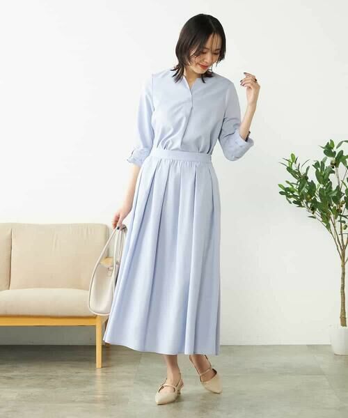 a.v.v / アー・ヴェ・ヴェ シャツ・ブラウス | 【洗える/イージーケア/吸水速乾/UVカット】袖リボンサッカーブラウス【セットアップ対応】 | 詳細15