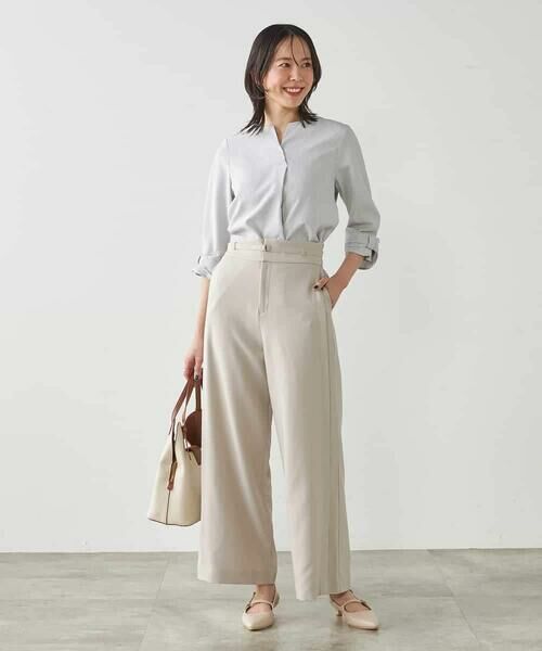 a.v.v / アー・ヴェ・ヴェ シャツ・ブラウス | 【洗える/イージーケア/吸水速乾/UVカット】袖リボンサッカーブラウス【セットアップ対応】 | 詳細22