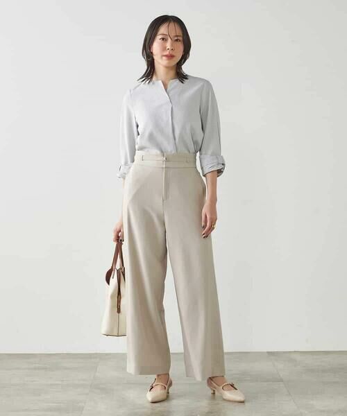 a.v.v / アー・ヴェ・ヴェ シャツ・ブラウス | 【洗える/イージーケア/吸水速乾/UVカット】袖リボンサッカーブラウス【セットアップ対応】 | 詳細23