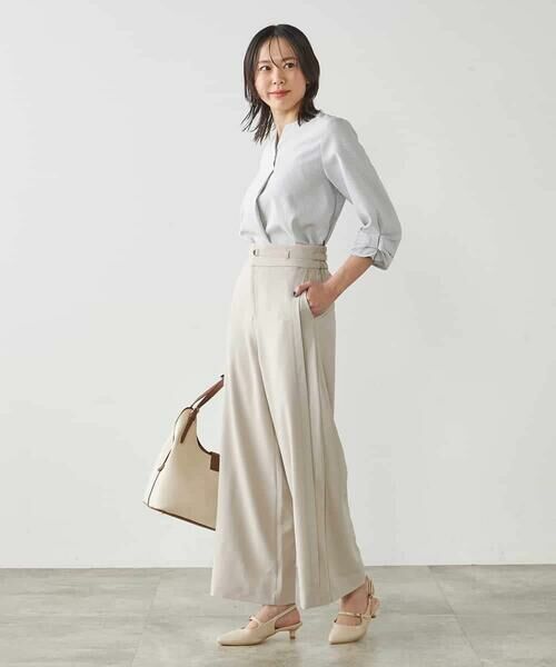 a.v.v / アー・ヴェ・ヴェ シャツ・ブラウス | 【洗える/イージーケア/吸水速乾/UVカット】袖リボンサッカーブラウス【セットアップ対応】 | 詳細26