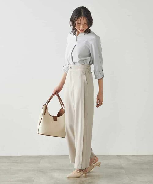 a.v.v / アー・ヴェ・ヴェ シャツ・ブラウス | 【洗える/イージーケア/吸水速乾/UVカット】袖リボンサッカーブラウス【セットアップ対応】 | 詳細27