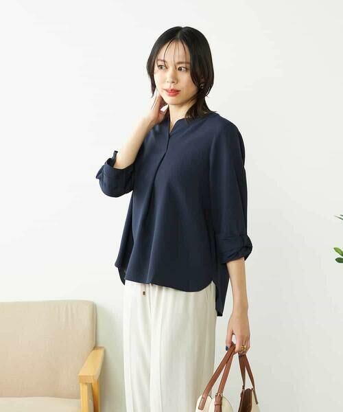 a.v.v / アー・ヴェ・ヴェ シャツ・ブラウス | 【洗える/イージーケア/吸水速乾/UVカット】袖リボンサッカーブラウス【セットアップ対応】 | 詳細5