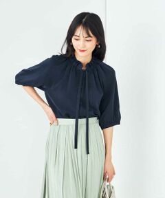 a.v.v / アー・ヴェ・ヴェ シャツ・ブラウス | フリルネックボウタイブラウス