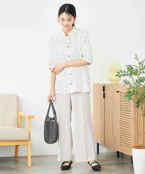 a.v.v / アー・ヴェ・ヴェ シャツ・ブラウス | フリルネックボウタイブラウス | 詳細11