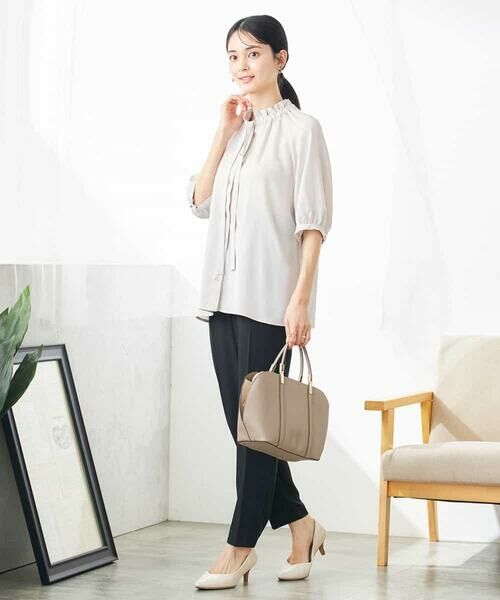 a.v.v / アー・ヴェ・ヴェ シャツ・ブラウス | フリルネックボウタイブラウス | 詳細14