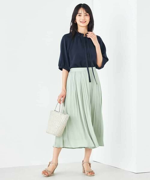 a.v.v / アー・ヴェ・ヴェ シャツ・ブラウス | フリルネックボウタイブラウス | 詳細3