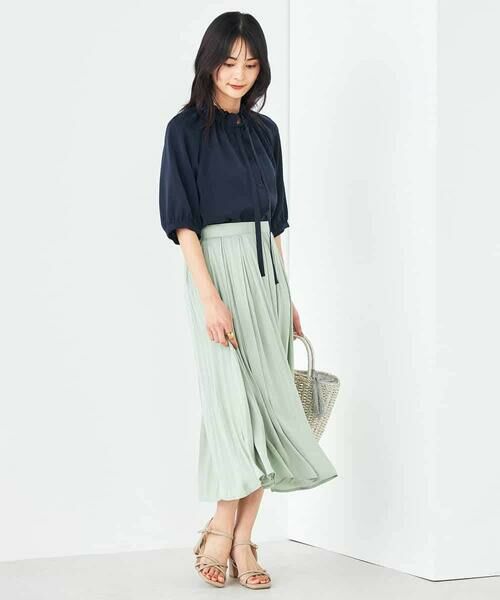 a.v.v / アー・ヴェ・ヴェ シャツ・ブラウス | フリルネックボウタイブラウス | 詳細5