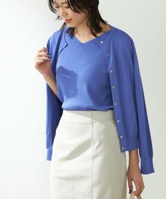 a.v.v / アー・ヴェ・ヴェ カーディガン・ボレロ | 【接触冷感/UVカット/洗える】クルーネック美ラクるサマーカーディガン