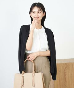 a.v.v / アー・ヴェ・ヴェ カーディガン・ボレロ | 【接触冷感/UVカット/洗える】Vネック美ラクるサマーカーディガン