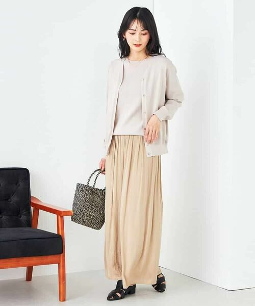 a.v.v / アー・ヴェ・ヴェ カーディガン・ボレロ | 【接触冷感/UVカット/洗える】Vネック美ラクるサマーカーディガン | 詳細15