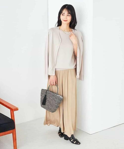 a.v.v / アー・ヴェ・ヴェ カーディガン・ボレロ | 【接触冷感/UVカット/洗える】Vネック美ラクるサマーカーディガン | 詳細9