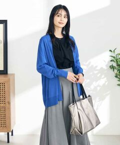 a.v.v / アー・ヴェ・ヴェ カーディガン・ボレロ | 【接触冷感/UVカット/新色追加】サラサラタッチトッパーカーディガン