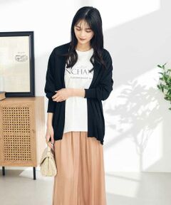 a.v.v / アー・ヴェ・ヴェ カーディガン・ボレロ | 【接触冷感/UVカット/新色追加】サラサラタッチトッパーカーディガン