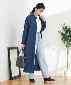 a.v.v / アー・ヴェ・ヴェ ロング・マキシ丈ワンピース | 【2WAY】ベルト付きシャツワンピース