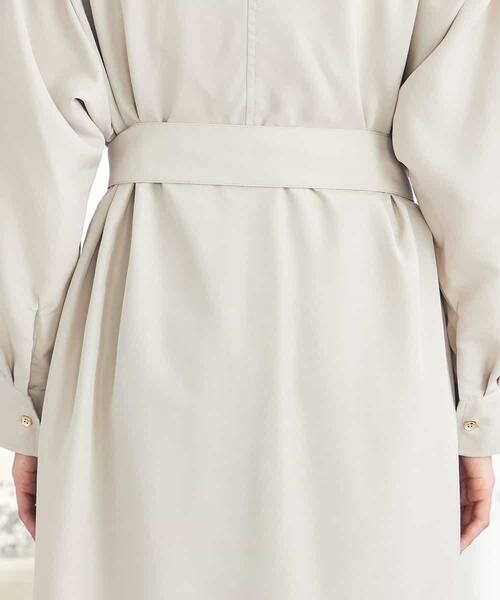 a.v.v / アー・ヴェ・ヴェ ロング・マキシ丈ワンピース | 【2WAY】ベルト付きシャツワンピース | 詳細15