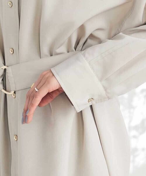 a.v.v / アー・ヴェ・ヴェ ロング・マキシ丈ワンピース | 【2WAY】ベルト付きシャツワンピース | 詳細18