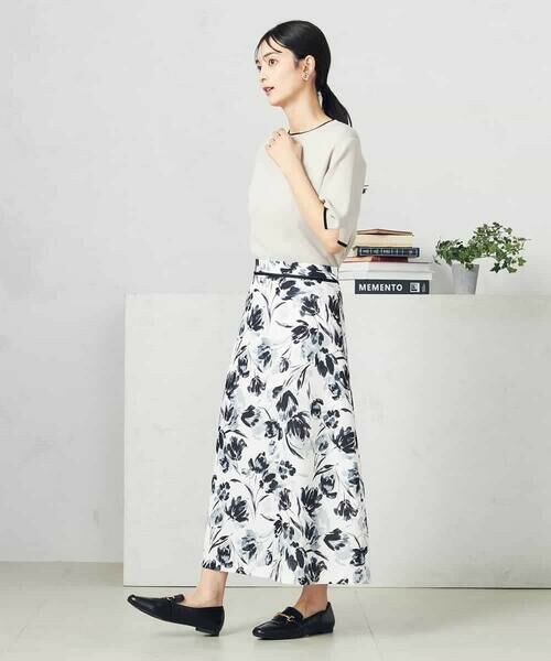 a.v.v / アー・ヴェ・ヴェ ニット・セーター | 【接触冷感/UVカット/洗える】クルーネックハーフスリーブ美ラクるサマーニット | 詳細10