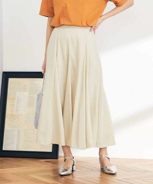 a.v.v / アー・ヴェ・ヴェ ロング・マキシ丈スカート | 【洗える/イージーケア/接触冷感/毛玉になりにくい】シアーフレアスカート | 詳細12