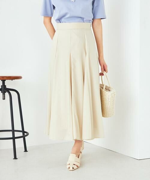 a.v.v / アー・ヴェ・ヴェ ロング・マキシ丈スカート | 【洗える/イージーケア/接触冷感/毛玉になりにくい】シアーフレアスカート | 詳細18