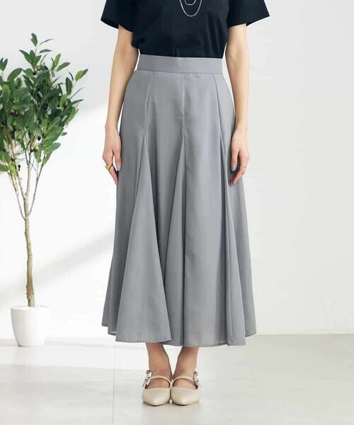 a.v.v / アー・ヴェ・ヴェ ロング・マキシ丈スカート | 【洗える/イージーケア/接触冷感/毛玉になりにくい】シアーフレアスカート | 詳細29