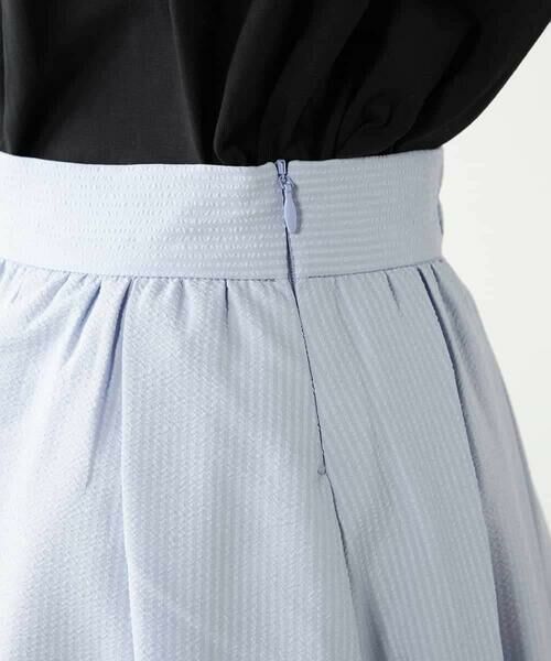 a.v.v / アー・ヴェ・ヴェ ロング・マキシ丈スカート | 【洗える/イージーケア/吸水速乾/UVカット】サッカーフレアスカート【セットアップ対応】 | 詳細1