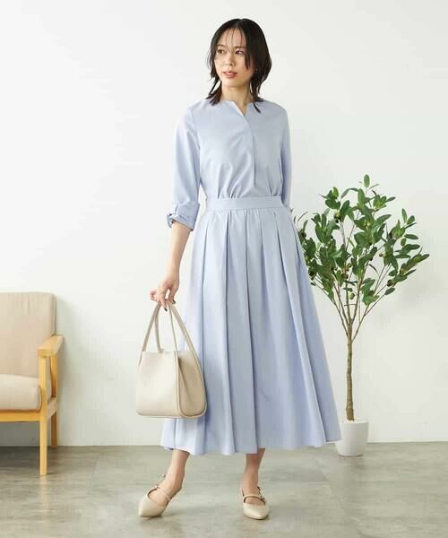 a.v.v / アー・ヴェ・ヴェ ロング・マキシ丈スカート | 【洗える/イージーケア/吸水速乾/UVカット】サッカーフレアスカート【セットアップ対応】 | 詳細19