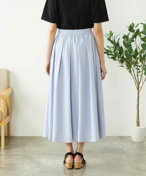 a.v.v / アー・ヴェ・ヴェ ロング・マキシ丈スカート | 【洗える/イージーケア/吸水速乾/UVカット】サッカーフレアスカート【セットアップ対応】 | 詳細24