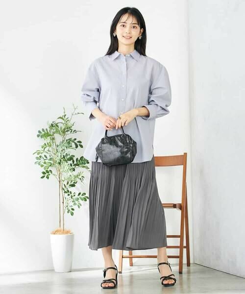 a.v.v / アー・ヴェ・ヴェ ロング・マキシ丈スカート | 消しプリーツスカート | 詳細7