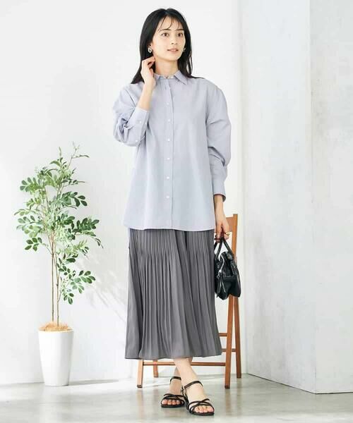 a.v.v / アー・ヴェ・ヴェ ロング・マキシ丈スカート | 消しプリーツスカート | 詳細9