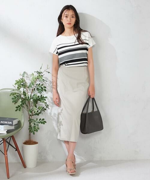 a.v.v / アー・ヴェ・ヴェ ロング・マキシ丈スカート | 【接触冷感】サマーハイパーストレッチナロースカート | 詳細14