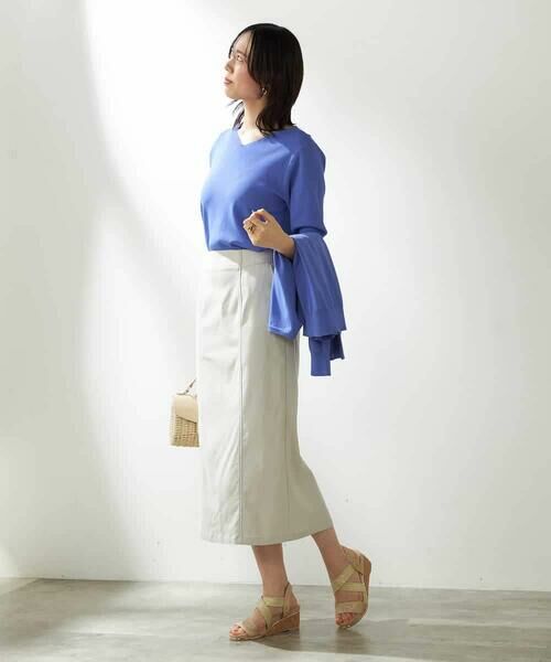 a.v.v / アー・ヴェ・ヴェ ロング・マキシ丈スカート | 【接触冷感】サマーハイパーストレッチナロースカート | 詳細17