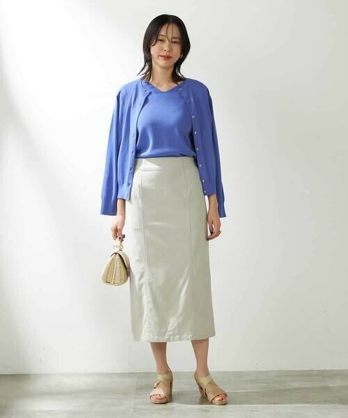 a.v.v / アー・ヴェ・ヴェ ロング・マキシ丈スカート | 【接触冷感】サマーハイパーストレッチナロースカート | 詳細18