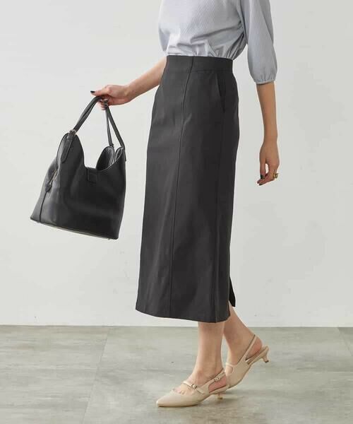 a.v.v / アー・ヴェ・ヴェ ロング・マキシ丈スカート | 【接触冷感】サマーハイパーストレッチナロースカート | 詳細25