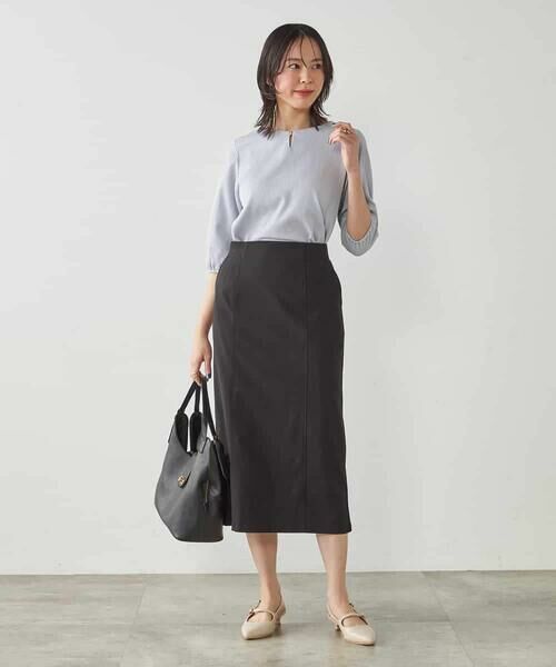a.v.v / アー・ヴェ・ヴェ ロング・マキシ丈スカート | 【接触冷感】サマーハイパーストレッチナロースカート | 詳細29