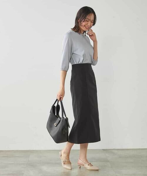 a.v.v / アー・ヴェ・ヴェ ロング・マキシ丈スカート | 【接触冷感】サマーハイパーストレッチナロースカート | 詳細30