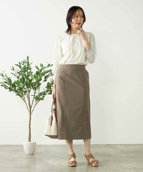 a.v.v / アー・ヴェ・ヴェ ロング・マキシ丈スカート | 【接触冷感】サマーハイパーストレッチナロースカート | 詳細6