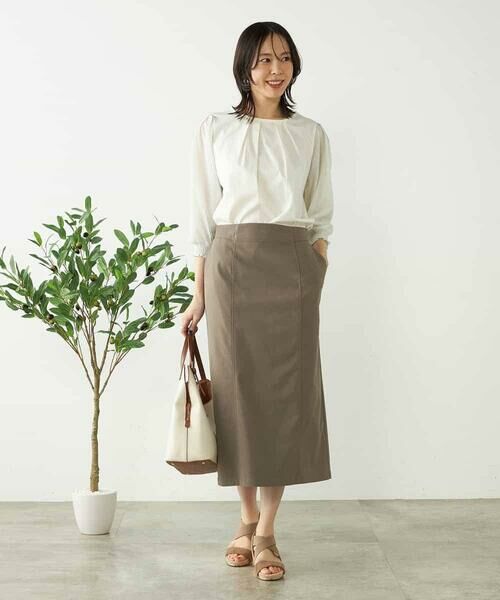 a.v.v / アー・ヴェ・ヴェ ロング・マキシ丈スカート | 【接触冷感】サマーハイパーストレッチナロースカート | 詳細7