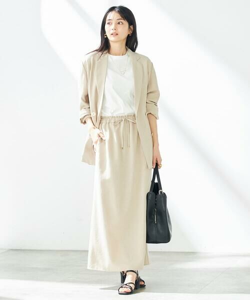 a.v.v / アー・ヴェ・ヴェ テーラードジャケット | 【接触冷感/UVカット/イージーケア/雑誌InRed(宝島社)5月号掲載】麻調Wブレストジャケット | 詳細18