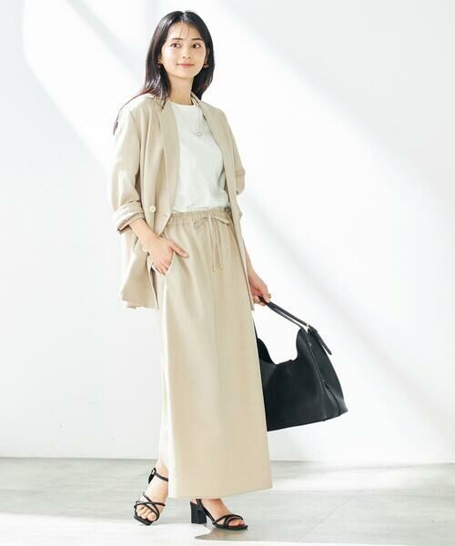 a.v.v / アー・ヴェ・ヴェ テーラードジャケット | 【接触冷感/UVカット/イージーケア/雑誌InRed(宝島社)5月号掲載】麻調Wブレストジャケット | 詳細19