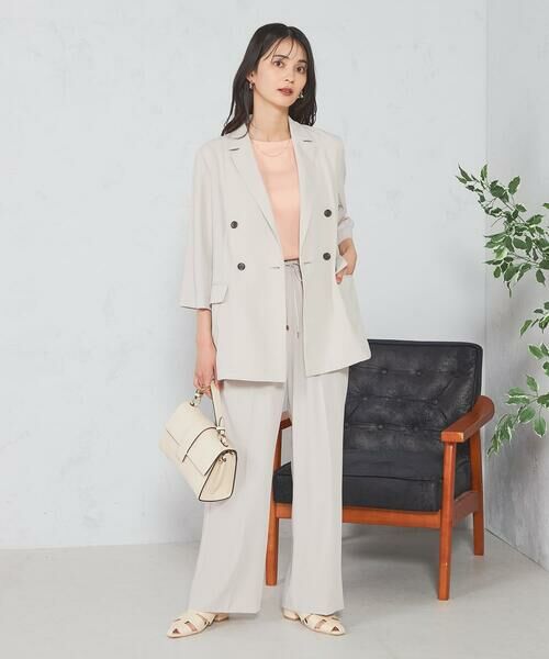 a.v.v / アー・ヴェ・ヴェ テーラードジャケット | 【接触冷感/洗える/イージーケア】ハーフスリーブジャケット | 詳細19