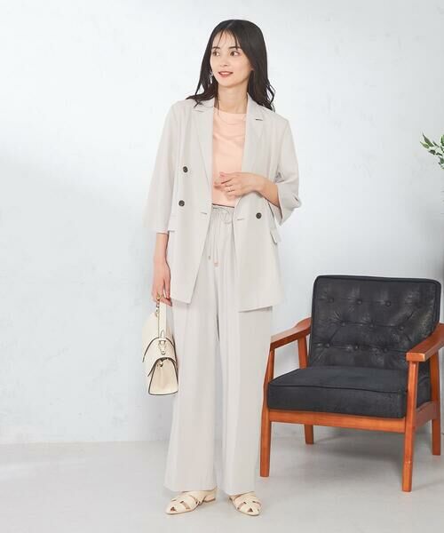 a.v.v / アー・ヴェ・ヴェ テーラードジャケット | 【接触冷感/洗える/イージーケア】ハーフスリーブジャケット | 詳細21