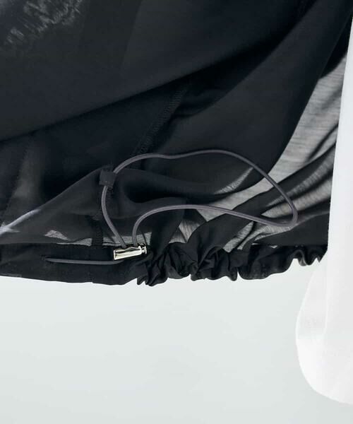 a.v.v / アー・ヴェ・ヴェ ノーカラージャケット | 【洗える/イージーケア/接触冷感/毛玉になりにくい】ノーカラーシアーブルゾン | 詳細19