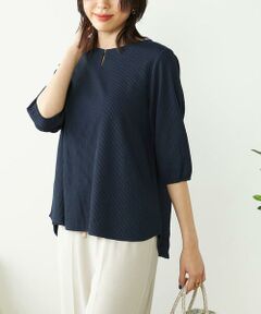 a.v.v / アー・ヴェ・ヴェ カットソー | チャームネックサッカートップス