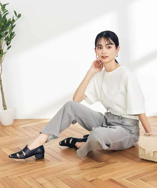 a.v.v / アー・ヴェ・ヴェ カットソー | 【UVカット/接触冷感/コットン100％】大人のロールアップハーフスリーブオーバーサイズTシャツ | 詳細12