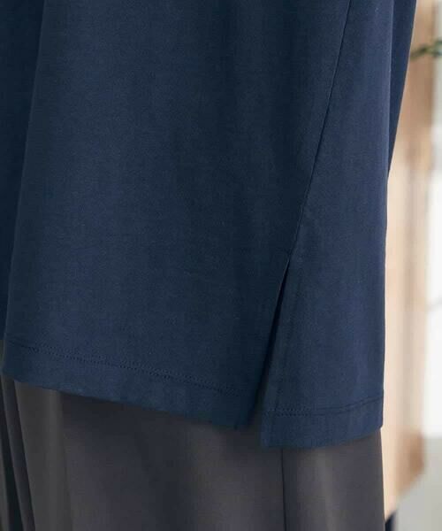 a.v.v / アー・ヴェ・ヴェ カットソー | 【UVカット/接触冷感/コットン100％】大人のロールアップハーフスリーブオーバーサイズTシャツ | 詳細27